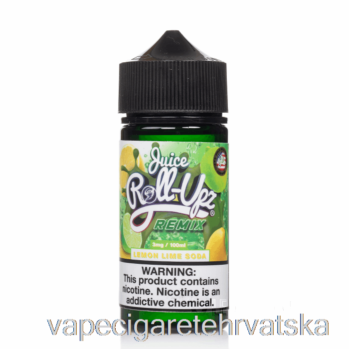 Vape Hrvatska Limun Limeta Soda - Juice Roll Upz Remix - 100ml 3mg